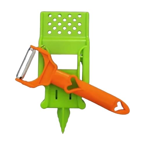 Peeler und Shredder Gemüse - Kartoffel-Slicer aus Karotten-Gurke | Multifunktionales vegetarisches Schneidebrett für Werkzeug aus Edelstahl, tragbar, für die Küche, einfach zu reinigen Freunde Regg Peeler und Shredder Gemüse - Kartoffel-Slicer aus Karotten-Gurke | Multifunktionales vegetarisches Schneidebrett für Werkzeug aus Edelstahl, tragbar, für die Küche, einfach zu reinigen Freunde Regg von Generisch