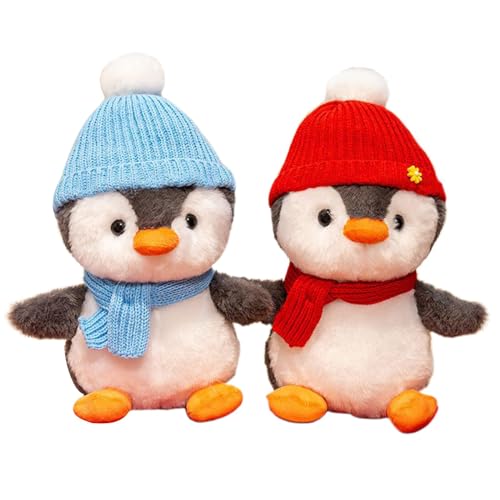 Penguin Stofftiere, Stoffpinguin,Kuschelige Puppenset von 2 für Paare - Penguin Plüsch gefülltes Tierzoo Spielzeug süß realistisch für Weihnachten Geburtstagdekoration Penguin Stofftiere, Stoffpinguin,Kuschelige Puppenset von 2 für Paare - Penguin Plüsch gefülltes Tierzoo Spielzeug süß realistisch für Weihnachten Geburtstagdekoration von Generisch