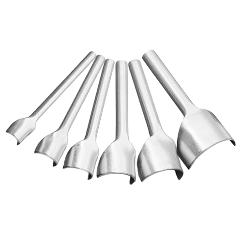 Perforiertes Lederband | 6-teiliger halbrunder Lochschneider | Ledergürtelschneider, Lochstanzer-Set für Gürtel, Geldbörse und Tasche Perforiertes Lederband | 6-teiliger halbrunder Lochschneider | Ledergürtelschneider, Lochstanzer-Set für Gürtel, Geldbörse und Tasche von Generisch