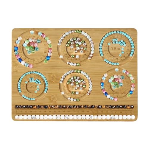 Perlen-Design-Brett – Schmuckherstellung, Perlenteller, Perlenmatten-Tabletts | Perlenbrett, Armbänder, Halsketten, mit Maßabstufungen, Schmuck-Bastelwerkzeug zur Herstellung von Schmuckperlen Perlen-Design-Brett – Schmuckherstellung, Perlenteller, Perlenmatten-Tabletts | Perlenbrett, Armbänder, Halsketten, mit Maßabstufungen, Schmuck-Bastelwerkzeug zur Herstellung von Schmuckperlen von Generisch