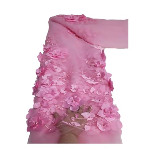 Perlen Spitze Stoff Mesh Stickerei Applikation Blume Tüll nigerianische Spitze Stoffe Brautkleid Perlen Spitze Stoff Mesh Stickerei Applikation Blume Tüll nigerianische Spitze Stoffe Brautkleid von Generisch
