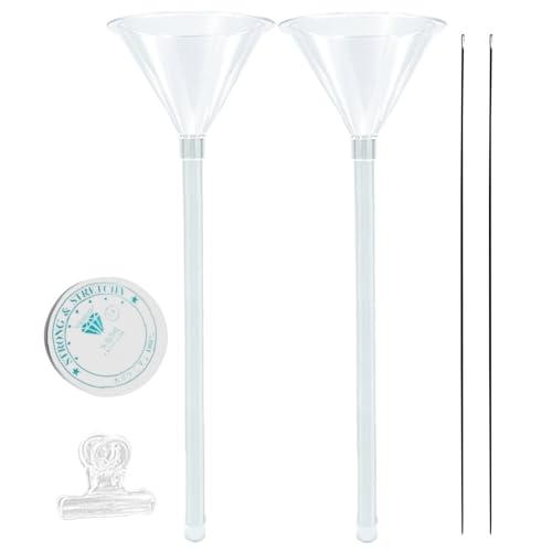 Perlen -Trichter -Kit - Perlentrichter für Tonperlen | Armband Making Kit Perlen -Trichternadeln | Trichter -Perlenwerkzeug | Robuste vielseitige Perlen Schmuckzubehör für Halsketten herstellen Perlen -Trichter -Kit - Perlentrichter für Tonperlen | Armband Making Kit Perlen -Trichternadeln | Trichter -Perlenwerkzeug | Robuste vielseitige Perlen Schmuckzubehör für Halsketten herstellen von Generisch