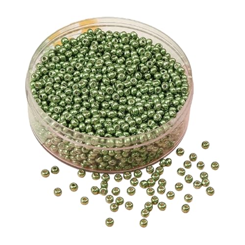 Perlen für kreative Hobbys - Kit der Zwischenschichtperlen für Schmuck, Zauberszahlen für kreative Hobbys | Dekorative Accessoires Box, Auswahl an Metallperlen, Vorräte für von Generisch