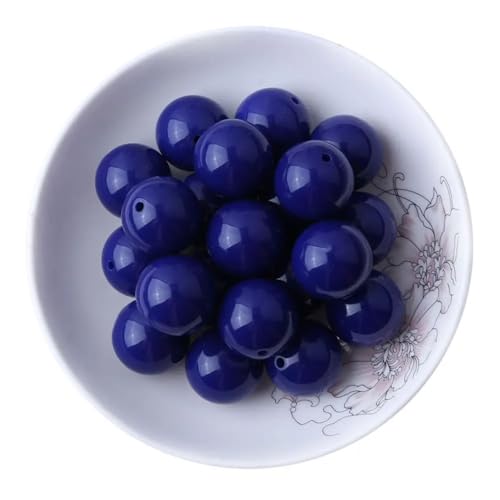 Perlenschmuck, Acrylperlen, klobige, massive Perlen, Halsketten, Schmuckherstellung, handgefertigt, DIY, S12, Marineblau, 10 mm, 850 Stück, 20 mm, 100 Stück Perlenschmuck, Acrylperlen, klobige, massive Perlen, Halsketten, Schmuckherstellung, handgefertigt, DIY, S12, Marineblau, 10 mm, 850 Stück, 20 mm, 100 Stück von Generisch
