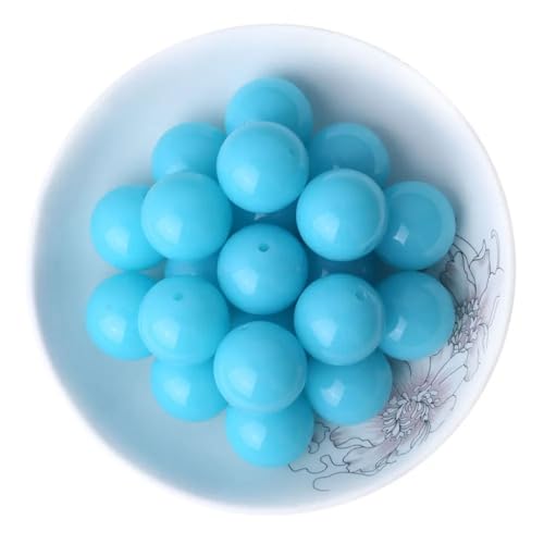 Perlenschmuck, Acrylperlen, klobige, massive Perlen, Halsketten, Schmuckherstellung, handgefertigt, DIY, S17 Y, Aqua, 8 mm, 1700 Stück, 20 mm, 100 Stück Perlenschmuck, Acrylperlen, klobige, massive Perlen, Halsketten, Schmuckherstellung, handgefertigt, DIY, S17 Y, Aqua, 8 mm, 1700 Stück, 20 mm, 100 Stück von Generisch