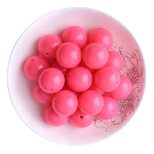 Perlenschmuck, Acrylperlen, klobige, massive Perlen, Halsketten, Schmuckherstellung, handgefertigt, DIY, S22 Y pnnrk, 16 mm, 200 Stück, 100 Stück von Generisch