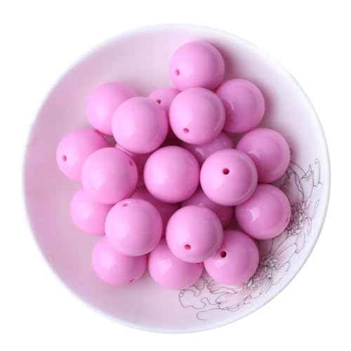 Perlenschmuck, Acrylperlen, klobige, massive Perlen, Halsketten, Schmuckherstellung, handgefertigt, DIY, S27, tief, 14 mm, 300 Stück, 20 mm, 100 Stück Perlenschmuck, Acrylperlen, klobige, massive Perlen, Halsketten, Schmuckherstellung, handgefertigt, DIY, S27, tief, 14 mm, 300 Stück, 20 mm, 100 Stück von Generisch