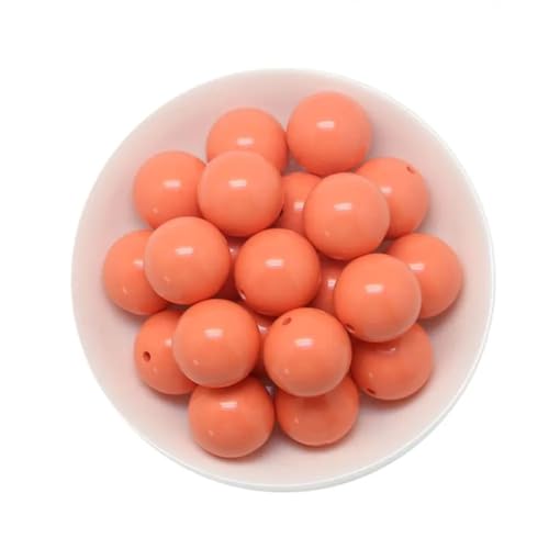 Perlenschmuck, Acrylperlen, klobige, massive Perlen, Halsketten, Schmuckherstellung, handgefertigt, DIY, S29, tiefe Koralle, 10 mm, 850 Stück, 20 mm, 100 Stück Perlenschmuck, Acrylperlen, klobige, massive Perlen, Halsketten, Schmuckherstellung, handgefertigt, DIY, S29, tiefe Koralle, 10 mm, 850 Stück, 20 mm, 100 Stück von Generisch