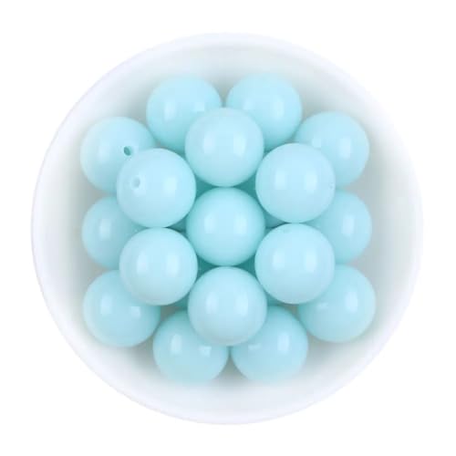 Perlenschmuck, Acrylperlen, klobige, massive Perlen, Halsketten, Schmuckherstellung, handgefertigt, DIY, S7 G, Hellblau, 6 mm, 3600 Stück, 20 mm, 100 Stück Perlenschmuck, Acrylperlen, klobige, massive Perlen, Halsketten, Schmuckherstellung, handgefertigt, DIY, S7 G, Hellblau, 6 mm, 3600 Stück, 20 mm, 100 Stück von Generisch