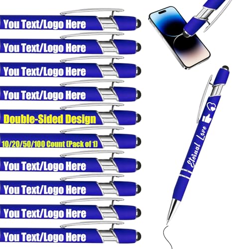 Personalisierbarer Kugelschreiber,Metall Stift mit Stylus, Druckkugelschreiber mit Namen und Ikone Gravur Geschenk für Abschlussfeier, Jubiläum, Büro, Hochzeitsgeschenk Personalisierbarer Kugelschreiber,Metall Stift mit Stylus, Druckkugelschreiber mit Namen und Ikone Gravur Geschenk für Abschlussfeier, Jubiläum, Büro, Hochzeitsgeschenk von Generisch