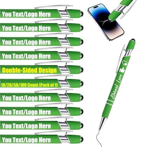 Personalisierbarer Kugelschreiber,Metall Stift mit Stylus, Druckkugelschreiber mit Namen und Ikone Gravur Geschenk für Abschlussfeier, Jubiläum, Büro, Hochzeitsgeschenk Personalisierbarer Kugelschreiber,Metall Stift mit Stylus, Druckkugelschreiber mit Namen und Ikone Gravur Geschenk für Abschlussfeier, Jubiläum, Büro, Hochzeitsgeschenk von Generisch