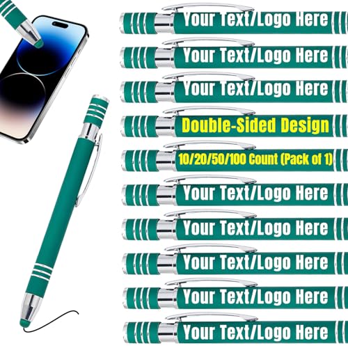 Personalisierte Kugelschreiber, individuell lasergraviert Stylus-Stifte in großen Mengen mit Text, Logo, Metall-Kugelschreiber, Geschenk für Büro, Business, Schule,Hochzeitsgeschenke Personalisierte Kugelschreiber, individuell lasergraviert Stylus-Stifte in großen Mengen mit Text, Logo, Metall-Kugelschreiber, Geschenk für Büro, Business, Schule,Hochzeitsgeschenke von Generisch