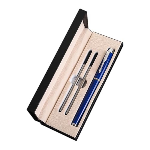 Personalisierter Premium Kugelschreiber + Geschenkbox,hochwertig blauschreibend mit Namensgravur,ein einzigartiges Geschenk,personalisierte Geschenke für Männer und Frauen (B) von Generisch