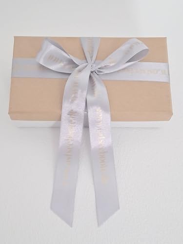 Personalisiertes bedrucktes Geschenkband, 1 m lang 25 mm breit, zum Basteln, Band für Blumenstrauß,personalisiertes Satinband zum Verpacken von Geschenken, mit Logo,Webseite Personalisiertes bedrucktes Geschenkband, 1 m lang 25 mm breit, zum Basteln, Band für Blumenstrauß,personalisiertes Satinband zum Verpacken von Geschenken, mit Logo,Webseite von Generisch