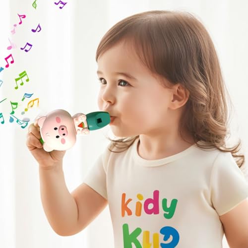 Pfeife mit Lanyard, Kleinkind Pfeife,Kinder Trompete kleine Pfeifen -Kleinkindmusikinstrumente, Lungentrainingsgerät, Neuheit Musikspielzeug für Kinder Spielen von Generisch
