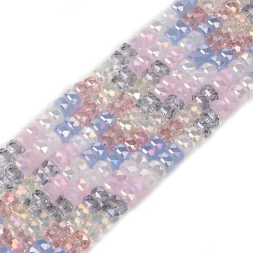 Pinrk Glasperlen für Schmuckherstellung, 6–10 mm, rund, 8 mm, ca. 46 Stück Pinrk Glasperlen für Schmuckherstellung, 6–10 mm, rund, 8 mm, ca. 46 Stück von Generisch