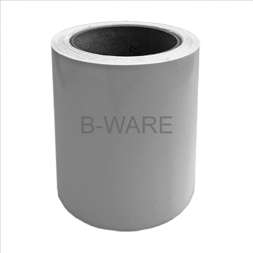 Planen-Reparatur-Klebeband – B Ware, Winterware unter 13°C lagern und verarbeiten – Reparaturband verschiedenen Größen selbstklebend für LKW-Plane, PVC-Plane, Markise, Zelt (Weiss, 10 cm x 5m) von Generisch