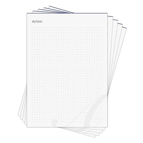 Planungsblock Achim - personalisiertes Geschenk für Achim - 5 x Notizblock DIN A5 mit je 50 Blatt für 250 Pläne in Geschenkbox von Generisch
