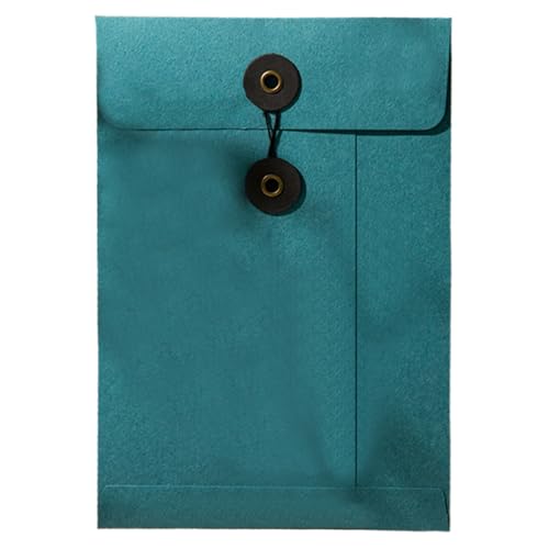 Plastikumschläge mit Fadenverschluss, dicke Ordner aus Rindsleder im A5-Format, wiederverwendbare transparente Umschläge und Organizer Büromaterial Und Zubehör in Rosé (B-D, One Size) von Generisch