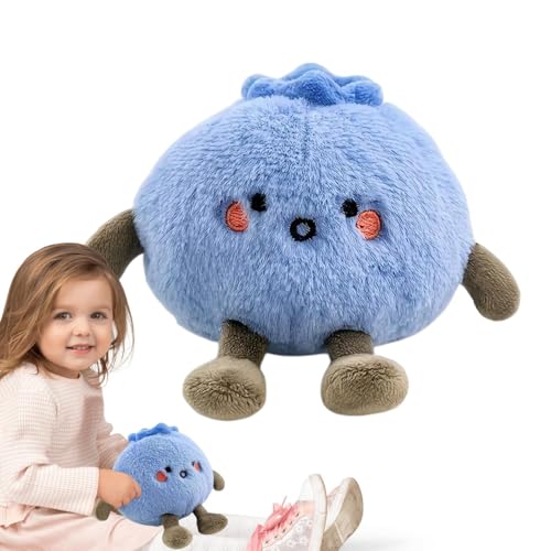 Plüsch Blaubeere Spielzeug | Kuschelpuppe Für Kinder Junge | Gefüllte Cartoon Fruchtfigur Aus Weichem Plüschstoff Für Deko Kinderzimmer Geschenk Geburtstag Vorschule Reise Junge Mädchen Plüsch Blaubeere Spielzeug | Kuschelpuppe Für Kinder Junge | Gefüllte Cartoon Fruchtfigur Aus Weichem Plüschstoff Für Deko Kinderzimmer Geschenk Geburtstag Vorschule Reise Junge Mädchen von Generisch