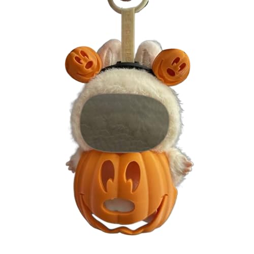 Plüsch Puppe Kürbis Kleidung für Labubu (NO Puppe), 17cm Kleidung Set Freie Kombination,Puppe Zubehör Geschenke für Mädchen Jungen (A1, One Size) von Generisch