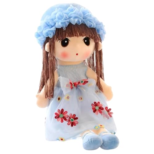 Plüschpuppe - Entzückende Handgefertigte Stoffpuppen | Prinzessin Spielzeugfigur | Kleines Mädchen Kuschelbegliedern | Sleeped Cuddle Buddy Puppenspielzeug Für Kleinkinder, Kindergarten Und Komfort Pl von Generisch