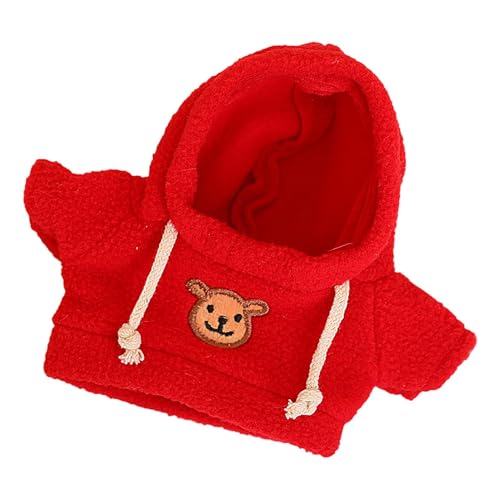 Plüschtiere Kleidung - Bär Kapuzenpullover, Hoodie Kollektion | Müheloses Dressing Kleidung Capybara Shirt Tier gepolstert Puppen Pullover Ra von Generisch
