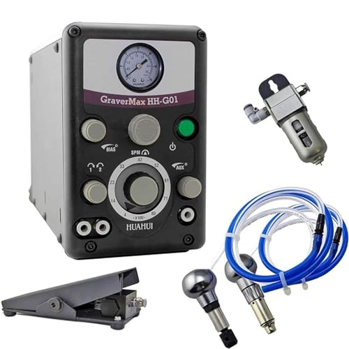 Pneumatische Doppelkopf-Graviermaschine für Schmuck, Handwerk und Schmiedeeisen – Präzisions-Handgravierwerkzeug Pneumatische Doppelkopf-Graviermaschine für Schmuck, Handwerk und Schmiedeeisen – Präzisions-Handgravierwerkzeug von Generisch