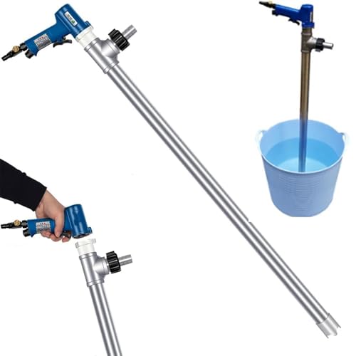 Pneumatische Pumpe aus Edelstahl – Luftbetriebene Ölförderpumpe, Durchflussmenge 60-80L/min, Schlauchlänge 91cm, Durchmesser 42mm für Dieselmotor und Hydrauliköltransport Pneumatische Pumpe aus Edelstahl – Luftbetriebene Ölförderpumpe, Durchflussmenge 60-80L/min, Schlauchlänge 91cm, Durchmesser 42mm für Dieselmotor und Hydrauliköltransport von Generisch