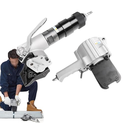 Pneumatische Stahl-Umreifungsmaschine für hochfeste Verpackungen, tragbarer Spanner und Schneidversiegelung für schwere Ballenpressen Pneumatische Stahl-Umreifungsmaschine für hochfeste Verpackungen, tragbarer Spanner und Schneidversiegelung für schwere Ballenpressen von Generisch