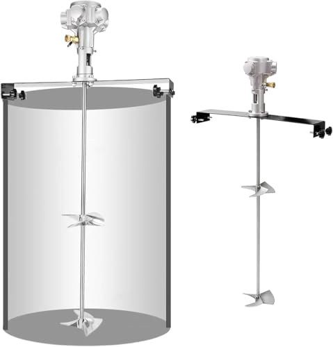 Pneumatischer Farbmischer mit Edelstahlklinge, effizientes Rühren für viskose Flüssigkeiten wie Tinte und Farbstoff, ideal für industrielle und gewerbliche Nutzung Pneumatischer Farbmischer mit Edelstahlklinge, effizientes Rühren für viskose Flüssigkeiten wie Tinte und Farbstoff, ideal für industrielle und gewerbliche Nutzung von Generisch