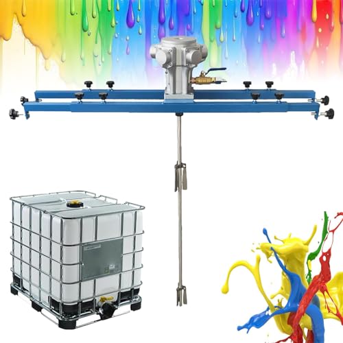 Pneumatischer Farbmischer mit einstellbarer Geschwindigkeit und klappbarem Propeller, ideal für Tintenlöser und Farbrühren in großen Behältern Pneumatischer Farbmischer mit einstellbarer Geschwindigkeit und klappbarem Propeller, ideal für Tintenlöser und Farbrühren in großen Behältern von Generisch