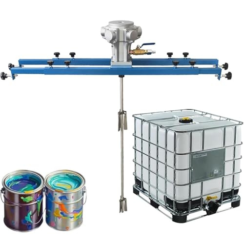 Pneumatischer Farbmischer mit klappbarem Propeller, effizientes Luftrührwerk für IBC Tonnenfässer, ideal zum Farbrühren und Mischen Pneumatischer Farbmischer mit klappbarem Propeller, effizientes Luftrührwerk für IBC Tonnenfässer, ideal zum Farbrühren und Mischen von Generisch