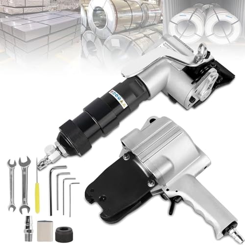 Pneumatisches Stahl-Umreifungswerkzeug, robuste luftbetriebene Bandiermaschine mit Spanner und Cutter für sichere, hochfeste Verpackungen Pneumatisches Stahl-Umreifungswerkzeug, robuste luftbetriebene Bandiermaschine mit Spanner und Cutter für sichere, hochfeste Verpackungen von Generisch