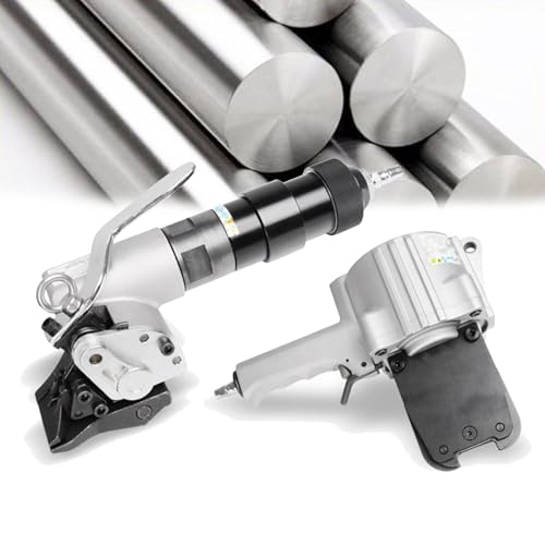 Pneumatisches Stahl-Umreifungswerkzeug: robuster Spanner und Schneider für sichere Metallgurtverpackung Pneumatisches Stahl-Umreifungswerkzeug: robuster Spanner und Schneider für sichere Metallgurtverpackung von Generisch