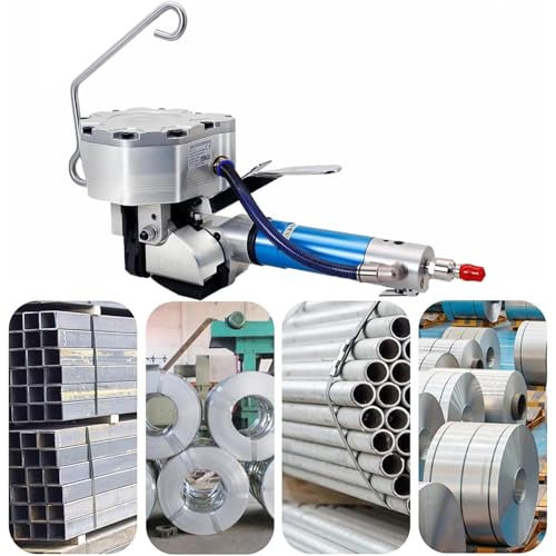 Pneumatisches Umreifungswerkzeug, Handmaschine für sicheres PP- und PET-Band, ideal für Verpackung und Versand Pneumatisches Umreifungswerkzeug, Handmaschine für sicheres PP- und PET-Band, ideal für Verpackung und Versand von Generisch