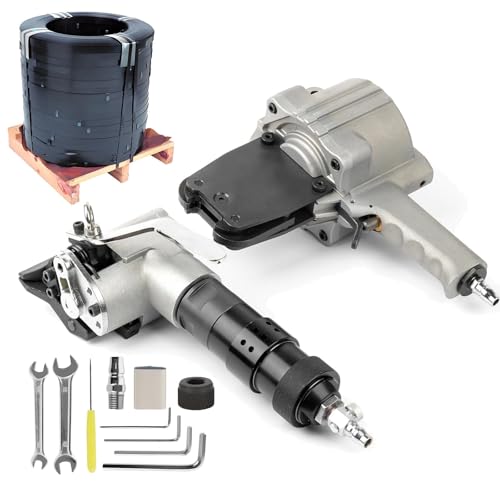 Pneumatisches Umreifungswerkzeug-Set, Handspanner und Schneiderversiegelung für sicheres Bündeln von schweren Materialien Pneumatisches Umreifungswerkzeug-Set, Handspanner und Schneiderversiegelung für sicheres Bündeln von schweren Materialien von Generisch