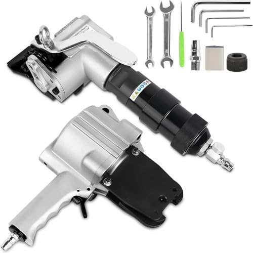 Pneumatisches Umreifungswerkzeug-Set für sichere Verpackung, inklusive Spanner und Cutter Sealer für effiziente Metallumreifung, tragbares Design für einfache Handhabung Pneumatisches Umreifungswerkzeug-Set für sichere Verpackung, inklusive Spanner und Cutter Sealer für effiziente Metallumreifung, tragbares Design für einfache Handhabung von Generisch