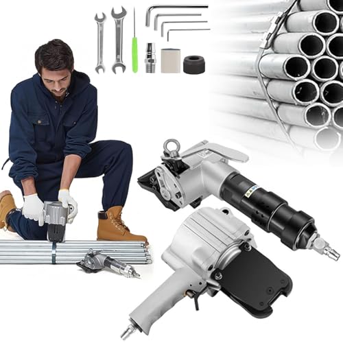 Pneumatisches Umreifungswerkzeug – strapazierfähig mit Spanner und Cutter Versiegelung für sichere Verpackung und Versand Pneumatisches Umreifungswerkzeug – strapazierfähig mit Spanner und Cutter Versiegelung für sichere Verpackung und Versand von Generisch