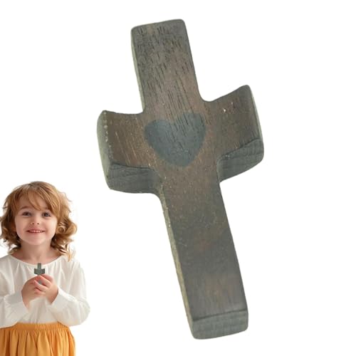 Pocket Size Wooden Crosses, Handcrafted Handheld Prayer Encouragement Crosses, Fingertip Portable Exquisite Wooden Crafts for Kids, Adults, and Families, Ideal for Comfort Pocket Size Wooden Crosses, Handcrafted Handheld Prayer Encouragement Crosses, Fingertip Portable Exquisite Wooden Crafts for Kids, Adults, and Families, Ideal for Comfort von Generisch