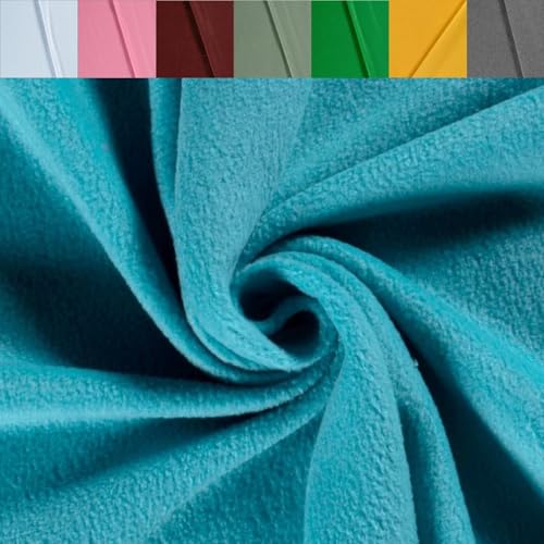 Polarfleece Meterware antipilling - Fleecestoff weich/kuschelig - Kuschelfleece Uni - Polyesterfleece - Winterstoff - 50 x 150 cm, Farbe: 004 türkis Polarfleece Meterware antipilling - Fleecestoff weich/kuschelig - Kuschelfleece Uni - Polyesterfleece - Winterstoff - 50 x 150 cm, Farbe: 004 türkis von Generisch
