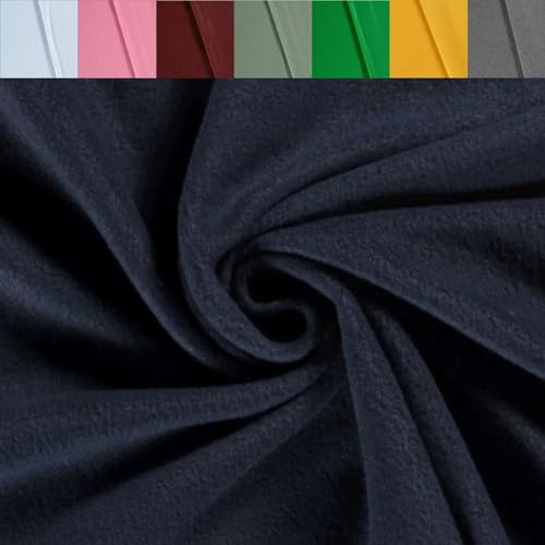 Polarfleece Meterware antipilling - Fleecestoff weich/kuschelig - Kuschelfleece Uni - Polyesterfleece - Winterstoff - 50 x 150 cm, Farbe: 008 marine Polarfleece Meterware antipilling - Fleecestoff weich/kuschelig - Kuschelfleece Uni - Polyesterfleece - Winterstoff - 50 x 150 cm, Farbe: 008 marine von Generisch