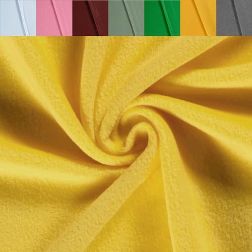 Polarfleece Meterware antipilling - Fleecestoff weich/kuschelig - Kuschelfleece Uni - Polyesterfleece - Winterstoff - 50 x 150 cm, Farbe: 035 gelb Polarfleece Meterware antipilling - Fleecestoff weich/kuschelig - Kuschelfleece Uni - Polyesterfleece - Winterstoff - 50 x 150 cm, Farbe: 035 gelb von Generisch