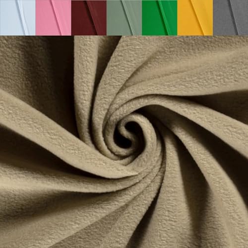 Polarfleece Meterware antipilling - Fleecestoff weich/kuschelig - Kuschelfleece Uni - Polyesterfleece - Winterstoff - 50 x 150 cm, Farbe: 052 natur Polarfleece Meterware antipilling - Fleecestoff weich/kuschelig - Kuschelfleece Uni - Polyesterfleece - Winterstoff - 50 x 150 cm, Farbe: 052 natur von Generisch