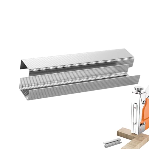 Polsterklammer-Set für Holz, tragbares manuelles Heftgerät, leicht, robust, perfekt für Möbel, Handwerk, Projekte, Tischlerreparaturen, robuster Stahl von Generisch
