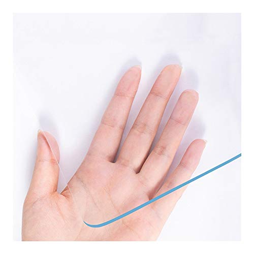 Polycarbonat-Bürostuhlmatte für harte Böden, langlebig, leicht zu reinigen, anpassbarer Schutz für Esstische und Büros (1,6 mm, 100 x 100 cm) von Generisch
