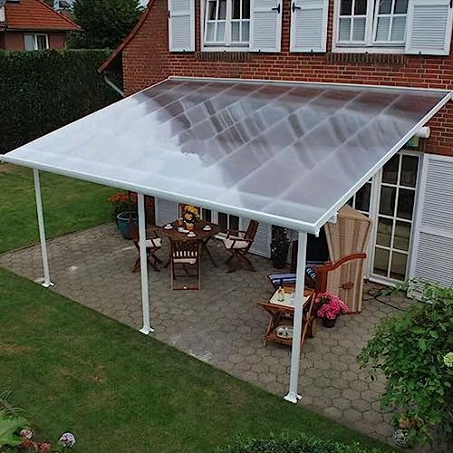 Polycarbonat-Dachplatte, transparente Acryl-Kunststoffplatte, Tageslichtplatte, Dachverkleidung, UV-Schutz, regenfeste Dachabdeckung, für Gewächshäuser, Schuppen, Carports, Hütten, Zwinger Polycarbonat-Dachplatte, transparente Acryl-Kunststoffplatte, Tageslichtplatte, Dachverkleidung, UV-Schutz, regenfeste Dachabdeckung, für Gewächshäuser, Schuppen, Carports, Hütten, Zwinger von Generisch