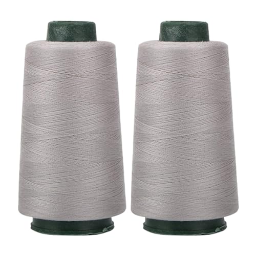 Polyester-Nähfaden-2200 Meter Allzweck-Nähfäden | 2 Spulen-Überlock-Quilt-Versorgung Threadz 40/2 Hochgeschwindigkeit zum Reparieren von Stoff von Generisch