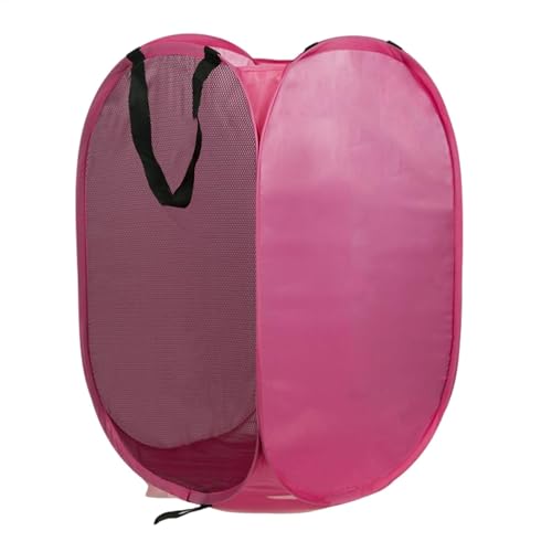 Pop-Up-Wäschekorb, Badezimmer, schmutziges Tuch, Netzstoff, faltbarer Organizer, tragbarer Korb mit Griffen und Seitentasche für Schlafsaal, Waschküche, Badezimmer und Reiseaufbewahrung Pop-Up-Wäschekorb, Badezimmer, schmutziges Tuch, Netzstoff, faltbarer Organizer, tragbarer Korb mit Griffen und Seitentasche für Schlafsaal, Waschküche, Badezimmer und Reiseaufbewahrung von Generisch