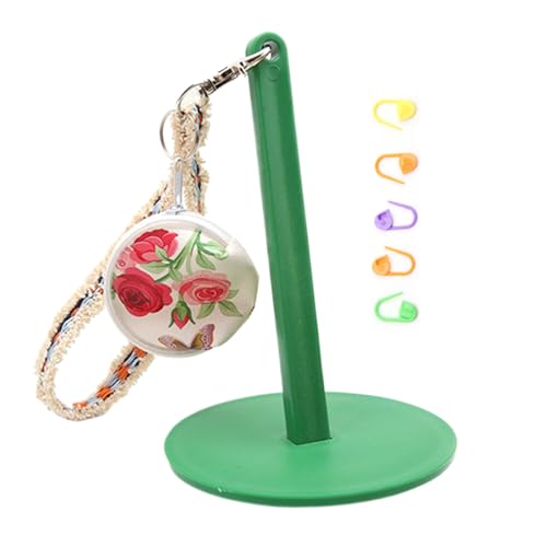 Portable Yarn Holder, Crochet Knitting Organizer, 16cm, Wrist Ball Dispenser with Strap, Lightweight Yarn Spinner for Craft Storage, Travel Accessories Yarn von Generisch